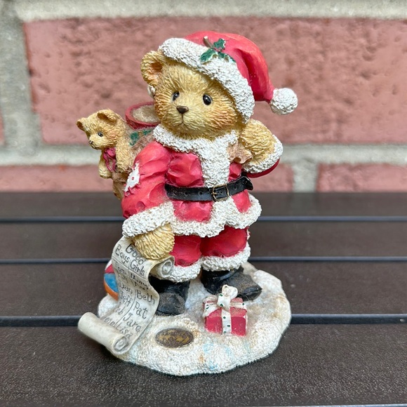 Cherished Teddies Santa Claus St Nickolas "You're At The Top Of My List" #141100 - Picture 1 of 5